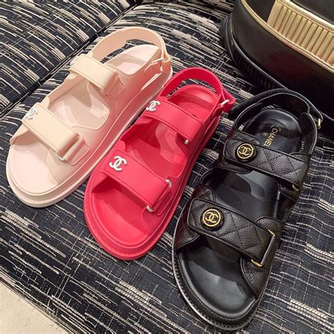 chanel dad sandals second hand|Chanel dad sandals 2020.